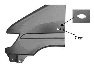 VAN WEZEL 3075658 -  Крыло